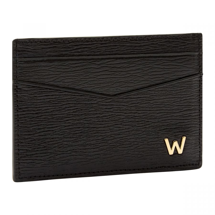 Black Wolf W Logo Cardholder