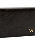 Black Wolf W Logo Gusset Card Case