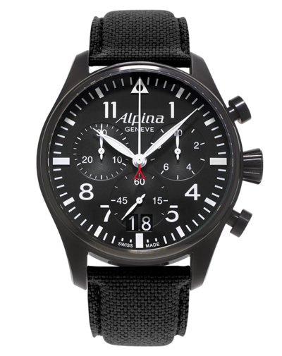 Mens Alpina Startimer Chronograph Watch