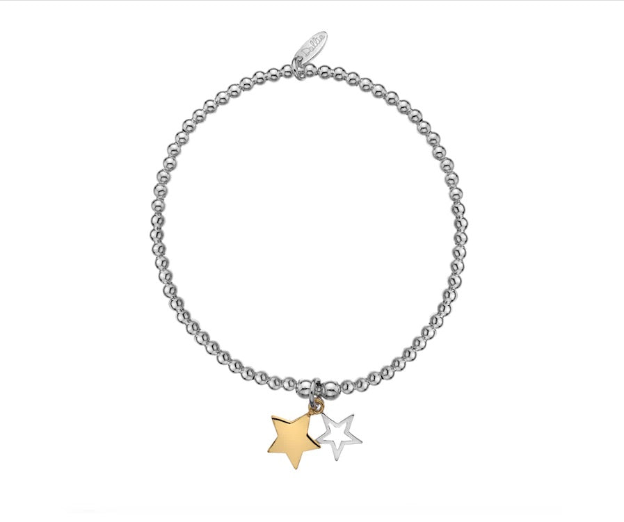 Sterling Silver Dollie Jewellery Rising Star Stacking Bracelet