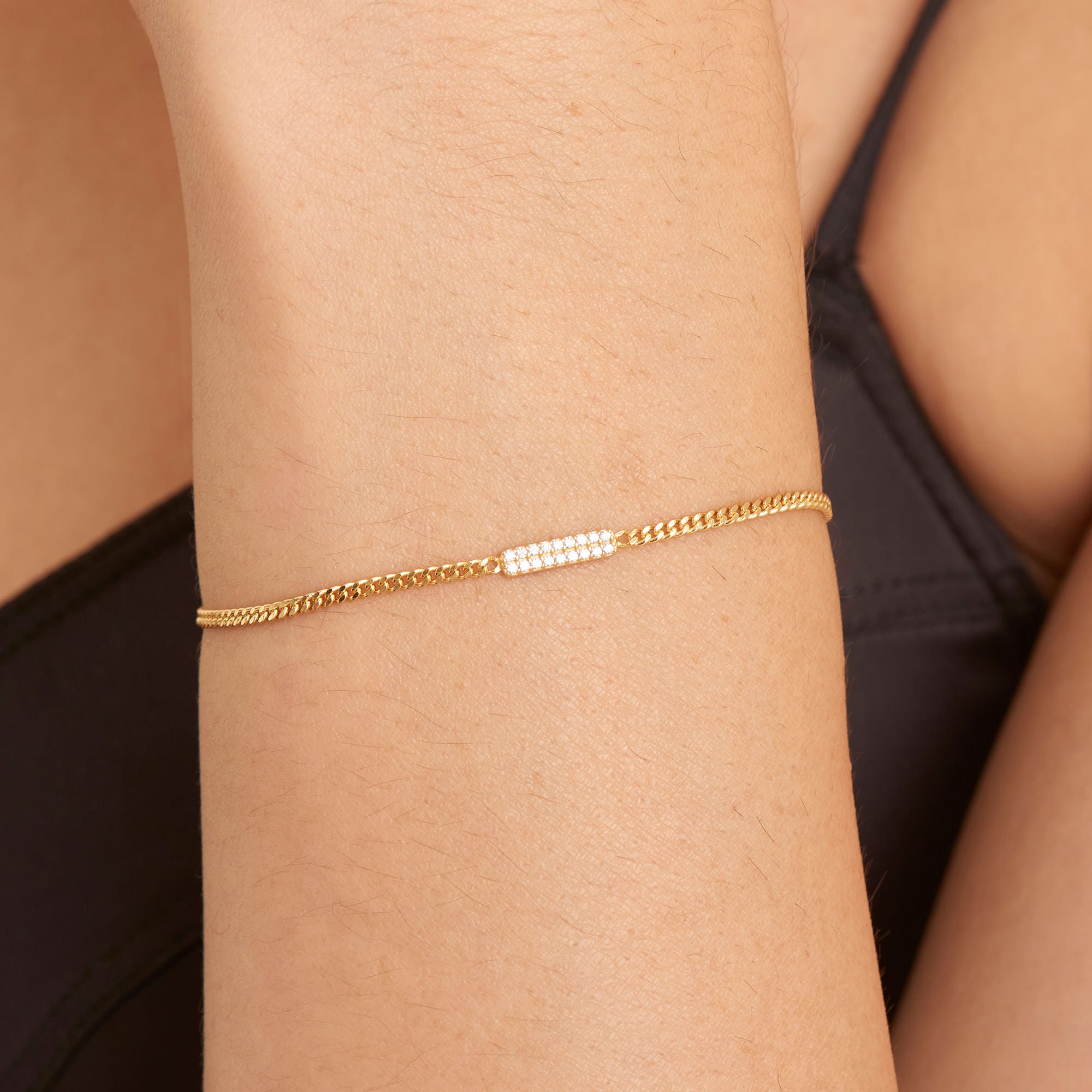 Gold Vermeil Ania Haie Glam Bar Bracelet