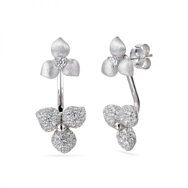 Vixi Desert Flower Stud Earrings With Detachable Drops