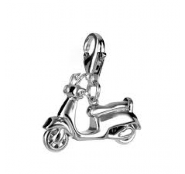 Sterling Silver Hot Diamonds Scooter Charm