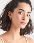 Sterling Silver Ania Haie Modern Hoop Earrings