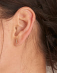 Gold Vermeil Ania Haie Glam Bar Stud Earrings
