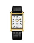 Mens Gold PVD Rotary Cambridge Watch on Leather Strap