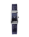 Ladies Herbelin Antares Blue Agate Watch on Leather Strap