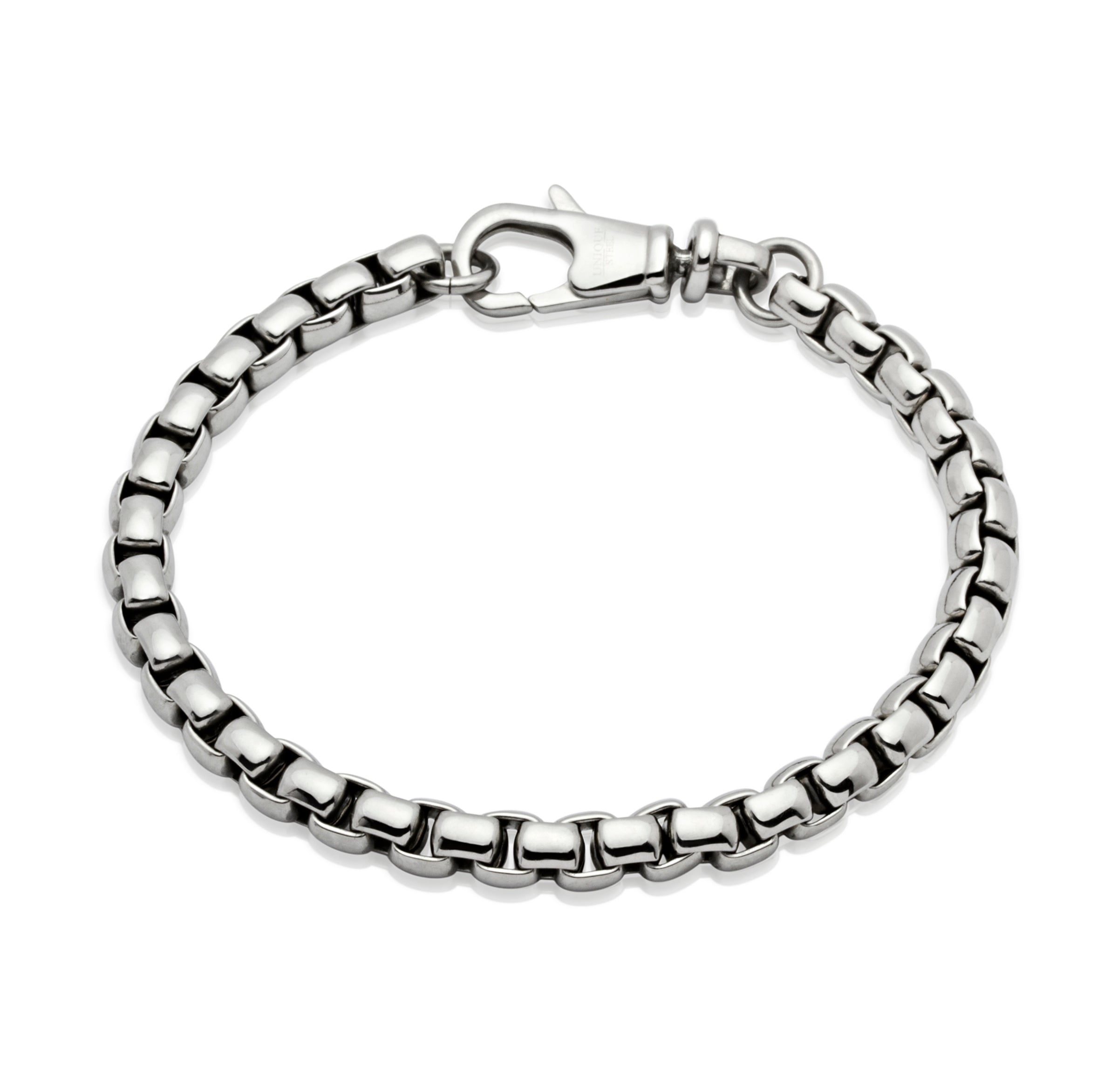 Mens Unique &amp; Co Steel Bracelet