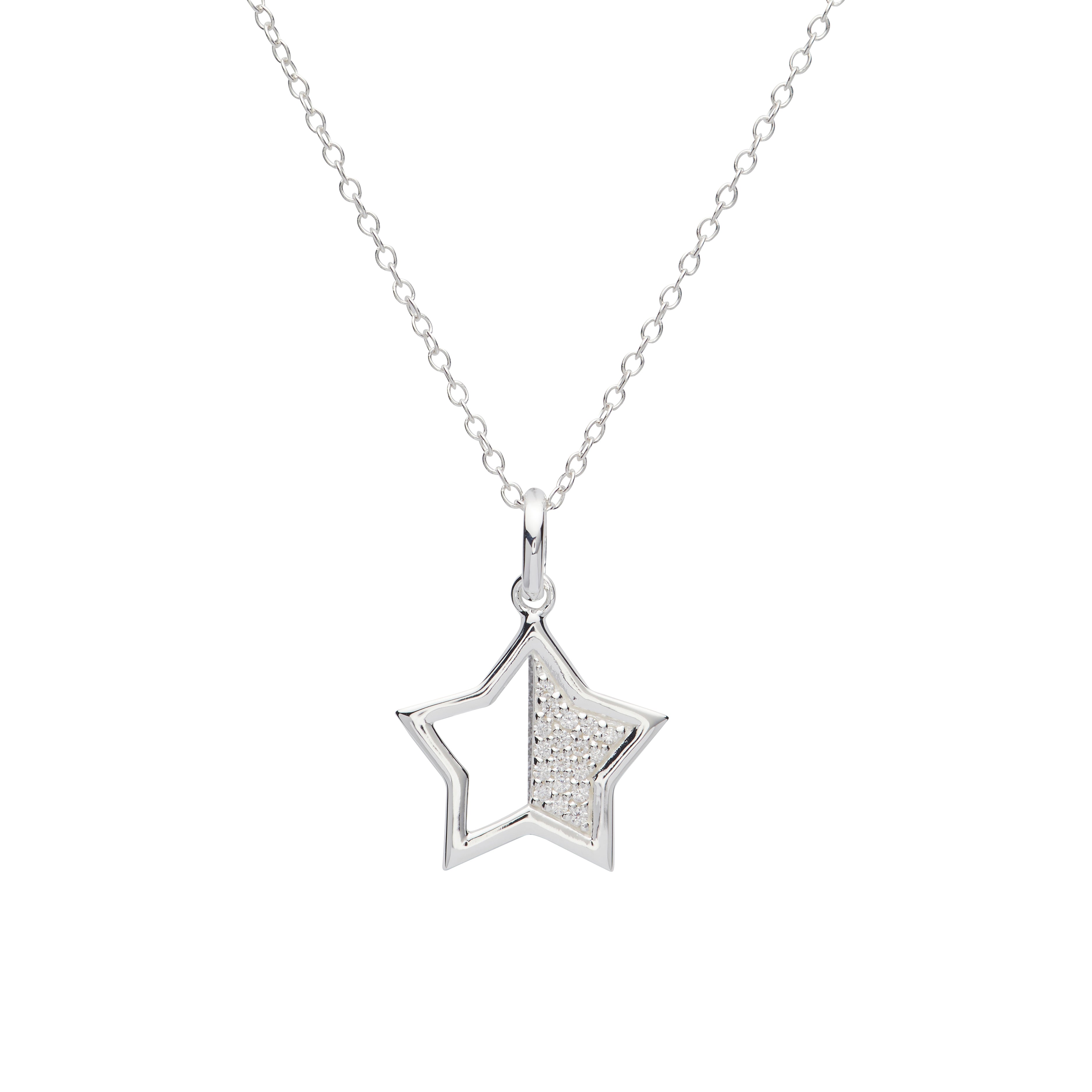 Sterling Silver Star Necklace