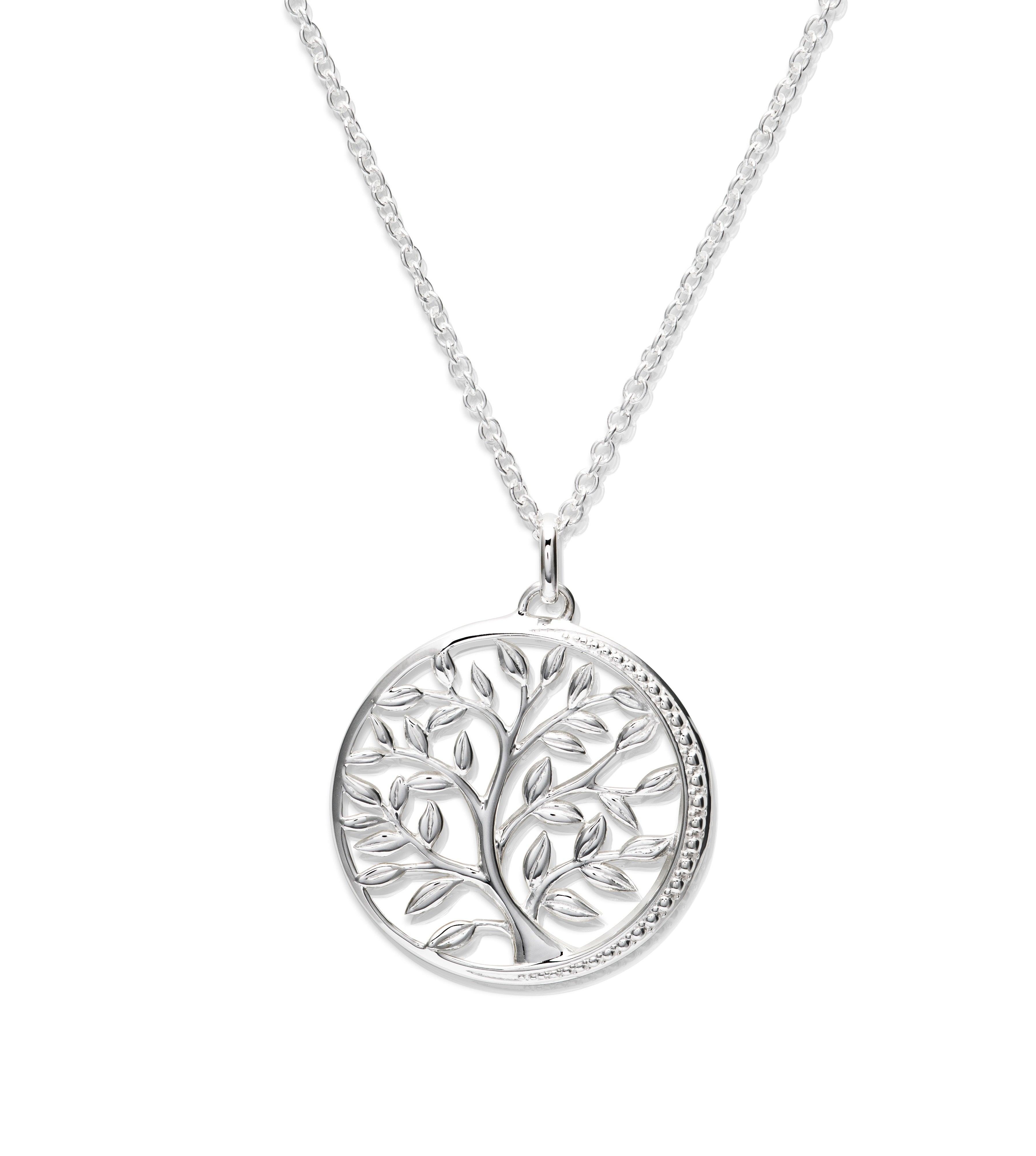 Sterling Silver Tree Of Life Necklace