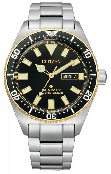 Mens Steel Citizen Automatic ProMaster Watch on Bracelet