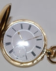 18ct Gold Antique Half Hunter Pocket Watch