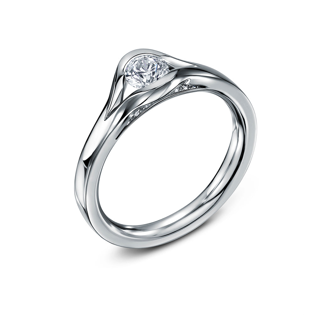 18ct White Gold Andrew Geoghegan Reveal 2 Ring