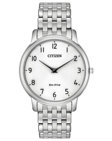 Mens Steel Citizen Eco Drive Stiletto Ultra Slim Watch on Bracelet