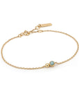 Gold Vermeil Ania Haie Orb Amazonite Chain Bracelet