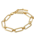 Gold Vermeil Ania Haie Cable Connect Chunky Chain Bracelet