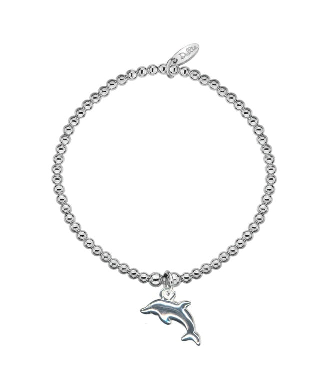 Sterling Silver Dollie Jewellery Dolphin Stacking Bracelet