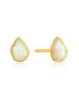 Gold Vermeil Ania Haie Opal Colour Stud Earrings