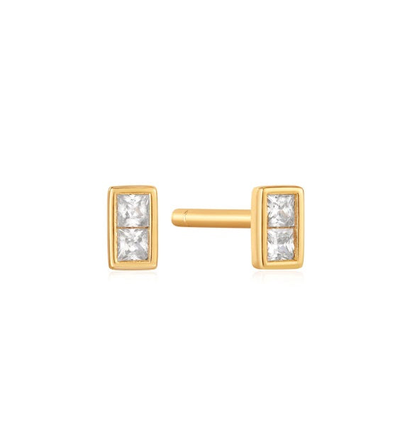 Gold Vermeil Ania Haie Glam Mini Stud Earrings