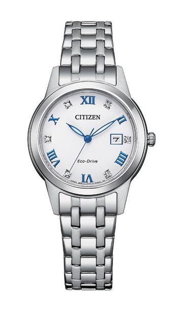 Ladies Steel Citizen Eco Drive Silhouette Watch on Bracelet