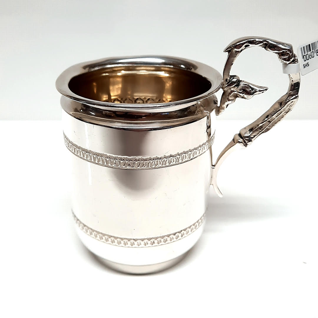Pre Owned Sterling Silver Antique Christening Mug