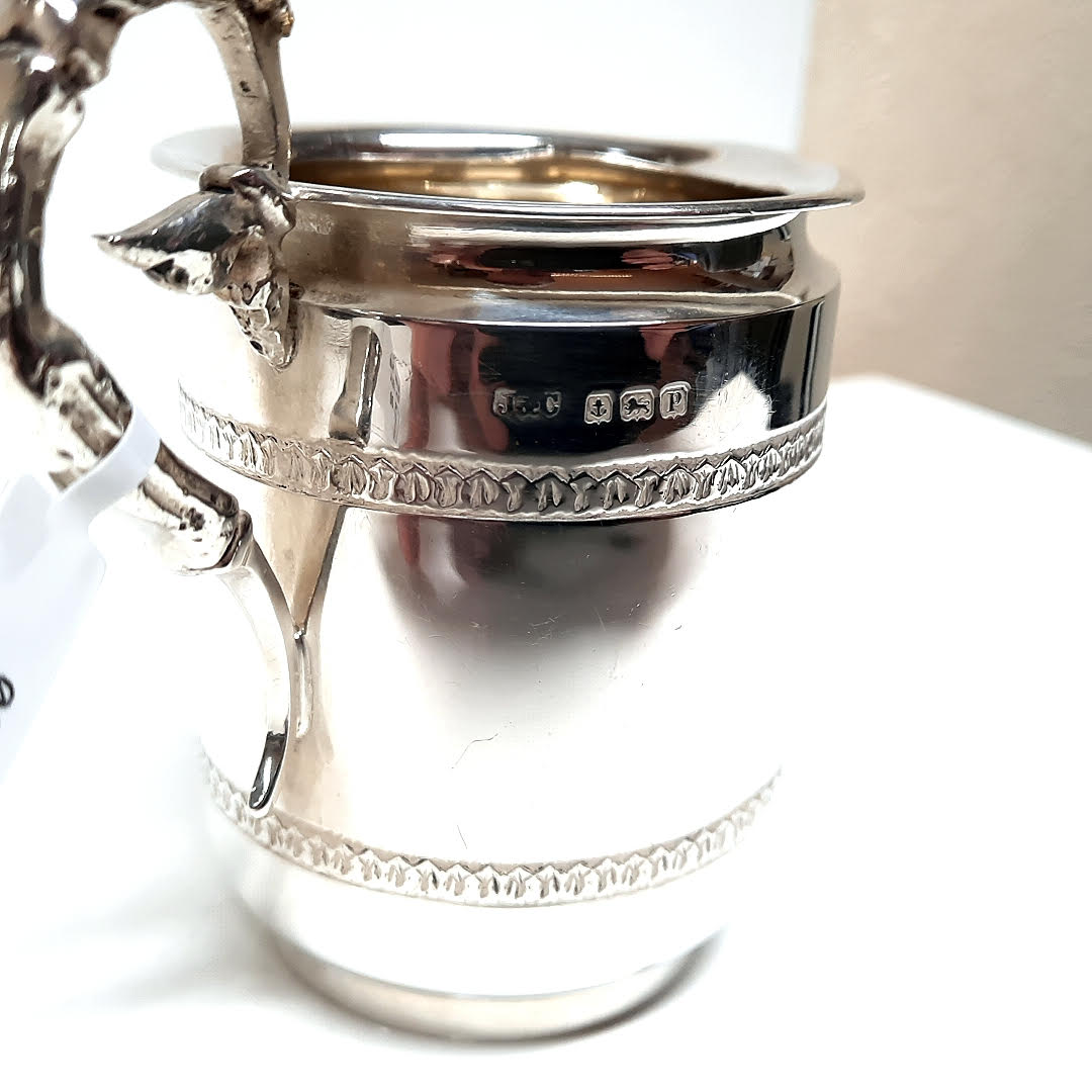 Pre Owned Sterling Silver Antique Christening Mug