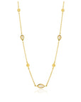 Gold Vermeil Ania Haie Opal Colour Necklace