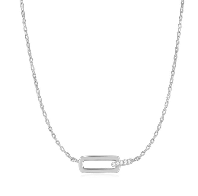 Sterling Ania Haie Glam Interlock Necklace