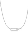 Sterling Ania Haie Glam Interlock Necklace