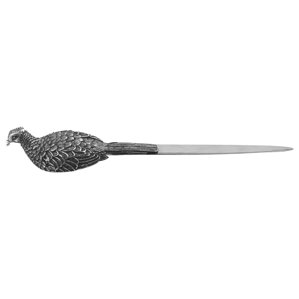 Pewter Pheasant Letter Opener