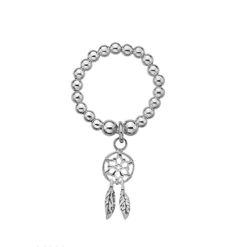Sterling Silver Dollie Jewellery Dreamcatcher Expanding Ring