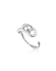 Sterling Silver Ania Haie Orb Claw Adjustable Ring