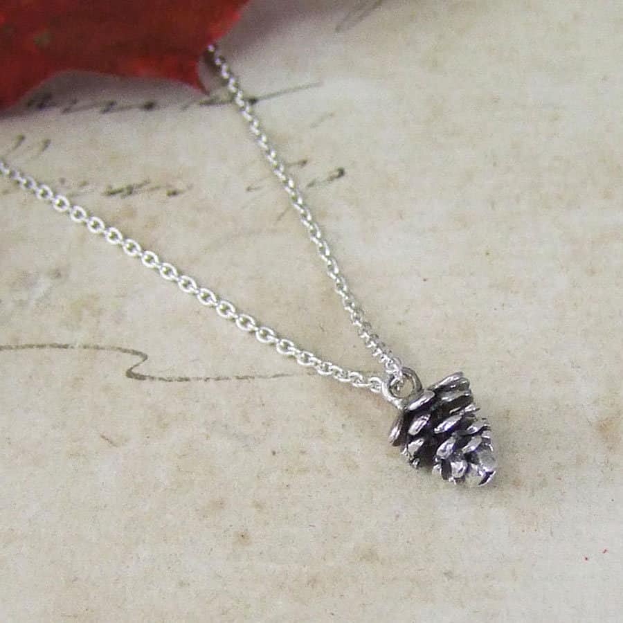 Alexis Dove Small Pine Cone Necklace