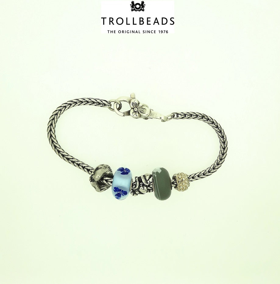 Trollbeads 5 Bead Charm Bracelet