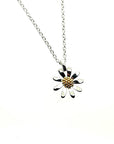Sterling Silver 11mm Daisy Necklace